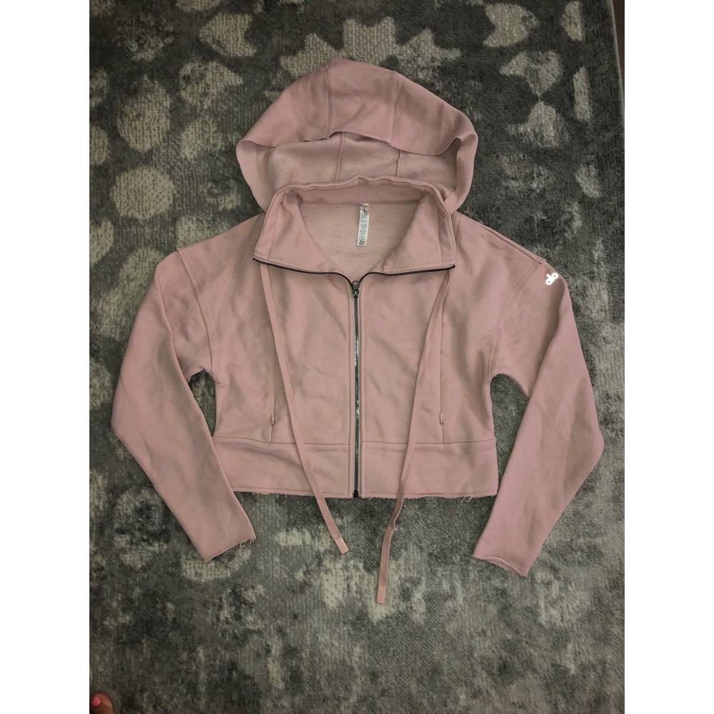 ❌SOLD❌Alo Yoga Trail Jacket / Pale Mauve / size small - Picture 3 of 9